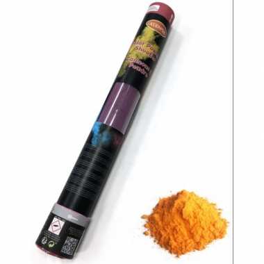 Kleurpoeder shooter oranje 40 cm kopen